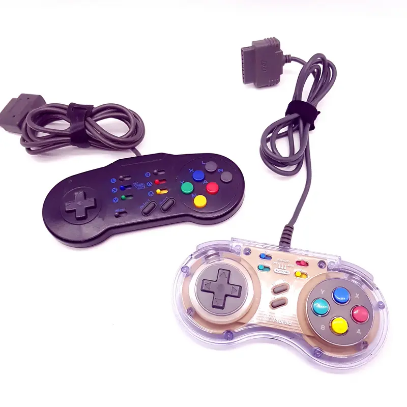 2 x SNES Super Nintendo Controller Gamepads mit Multifunktion - gebraucht