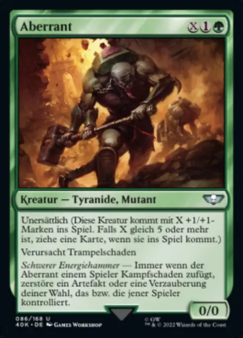 Aberrant 40K-86 Uncommon Deutsch