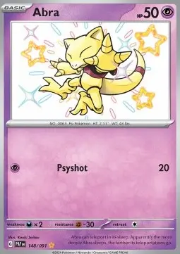 Abra PAF-148 Shiny Rare Deutsch