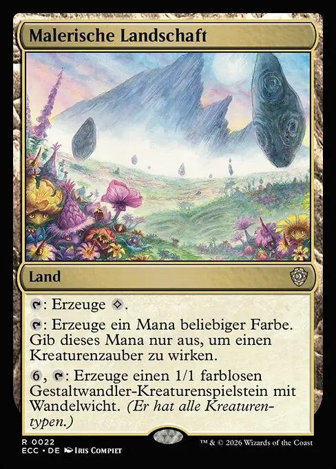 Abundant Countryside ECC-22 Rare Deutsch