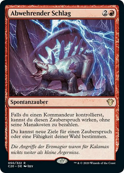 Abwehrender Schlag C20-50 Rare Deutsch
