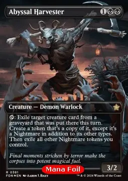 Abyssal Harvester XFDN-381 Rare Near Mint Englisch Foil