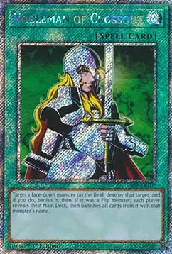 Adliger der Auslöschung (V.1) RA03-102 Platinum Secret Rare Near Mint Deutsch 1. Auflage