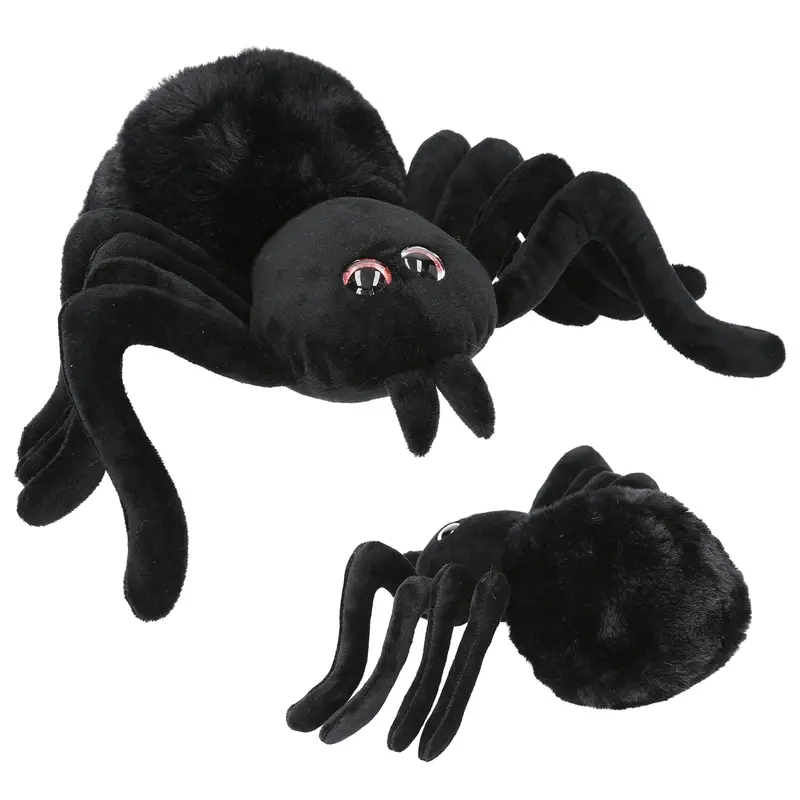 Adventure World Plüsch Spinne 20 cm schwarz