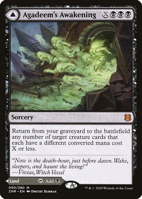 Agadeem's Awakening // Agadeem, the Undercrypt ZNR-90 Mythic Englisch