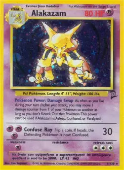 Alakazam B2-1 Holo Rare Near Mint Englisch AOG-8,5
