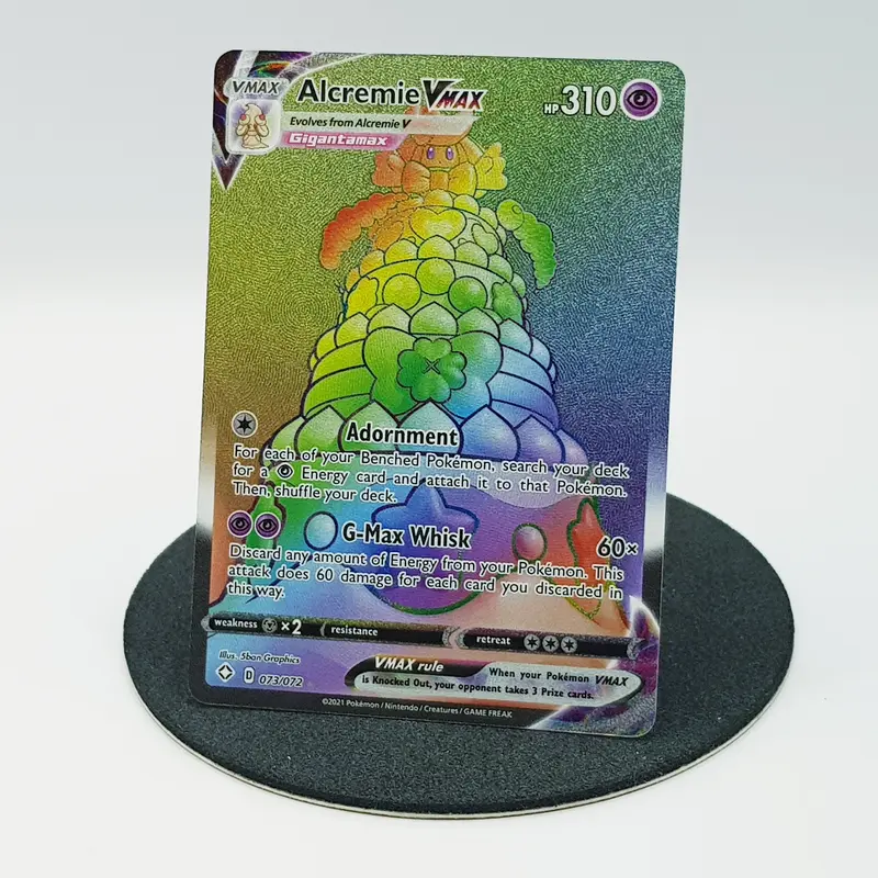 Alcremie VMAX 073/072 secret rare holo Rainbow - Shining Fates 2021 EN Pokemon
