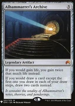 Alhammarret's Archive MYS-221 Mythic Near Mint Englisch