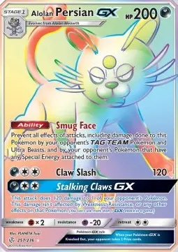 Alola- Snobilikat GX CEC-257 Secret Rare Deutsch