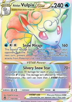 Alolan Vulpix VSTAR SIT-197 Secret Rare Englisch
