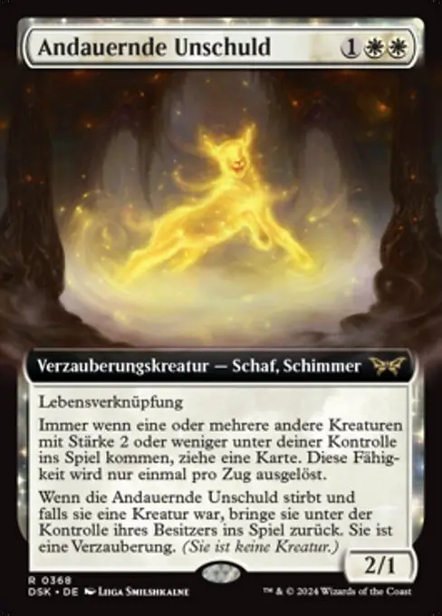 Andauernde Unschuld (V.1) XDSK-368 Rare Deutsch
