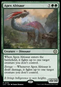 Apex Altisaur LCC-232 Rare Near Mint Englisch