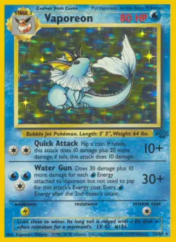 Aquana JU-12 Holo Rare Light Played Deutsch