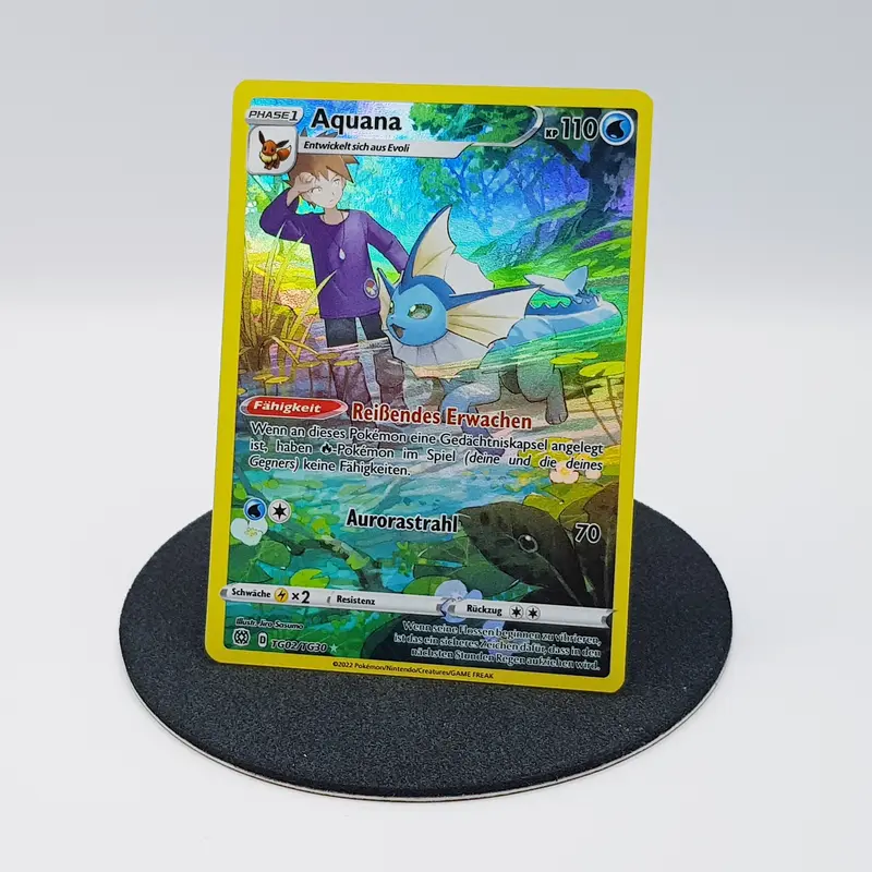 Aquana TG02/TG30 rare holo Schwert & Schild - Strahlende Sterne 2022 DE Pokemon