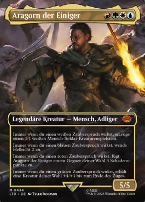Aragorn der Einiger (V.2) XLTR-434 Mythic Deutsch