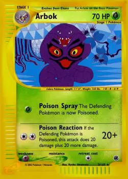 Arbok EX-3 Holo Rare Deutsch
