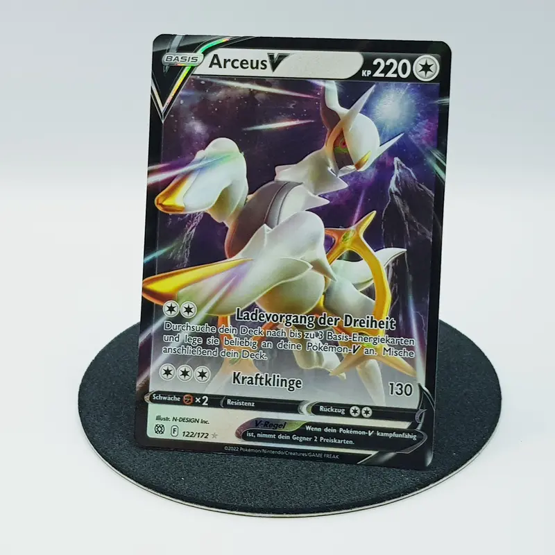 Arceus V 122/172 ultra rare holo Fullart - Strahlende Sterne 2022 DE Pokemon