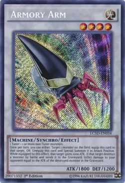Armory Arm LC5D-034 Secret Rare Excellent Englisch 1. Auflage