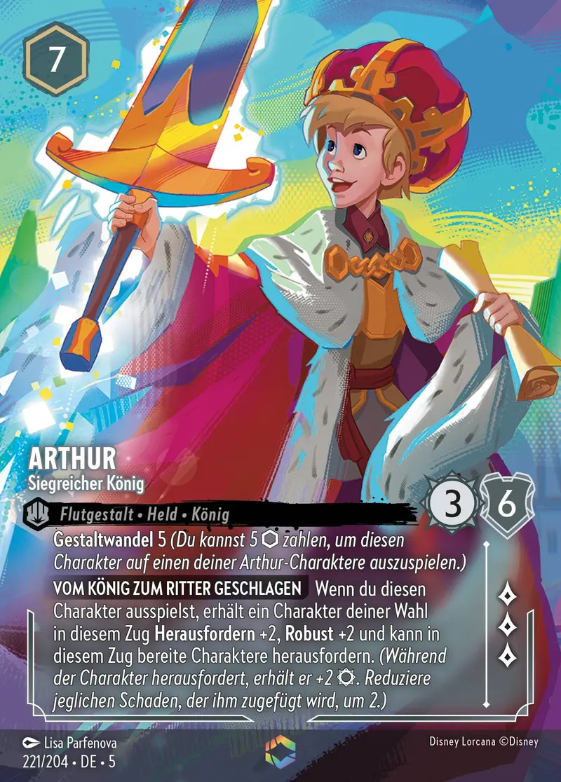Arthur - Siegreicher König (V.2) 5SSK-221 Enchanted Deutsch