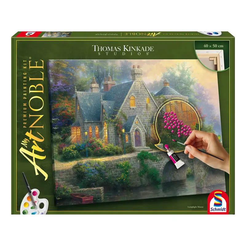 Artnoble Kinkade Lamplight Manor Malen 40x50cm