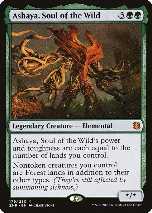 Ashaya, Soul of the Wild ZNR-179 Mythic Englisch