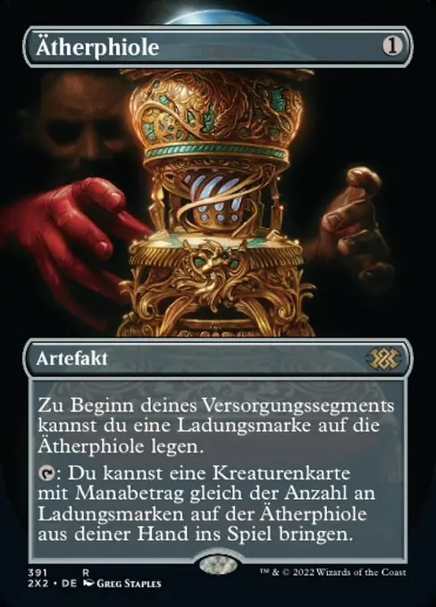 Ätherphiole (V.1) X2X2-391 Rare Deutsch