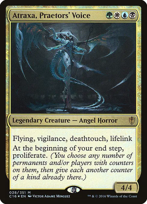 Atraxa, Praetors' Voice (V.1) C16-28 Mythic Englisch
