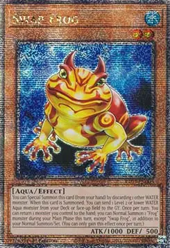 Austauschfrosch (V.5) RA03-005 Quarter Century Secret Rare Good Deutsch 1. Auflage