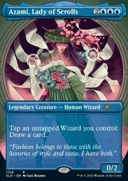 Azami, Lady of Scrolls SLDO2-1106 Rare Excellent Englisch Foil