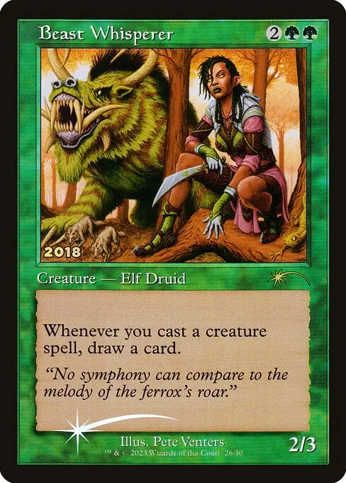 Beast Whisperer 30C-2018 Rare Englisch