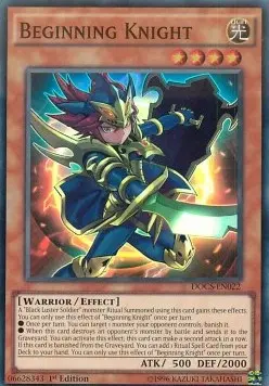 Beginning Knight DOCS-EN022 Super Rare Englisch