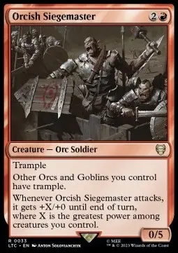Belagerungsmeister der Orks LTC-33 Rare Near Mint Deutsch