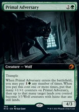 Bestialischer Widersacher XMID-363 Mythic Near Mint Deutsch Foil