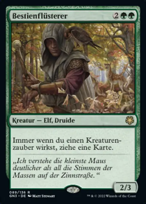 Bestienflüsterer GN3-89 Rare Deutsch