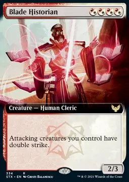 Blade Historian XSTX-334 Rare Excellent Englisch Foil