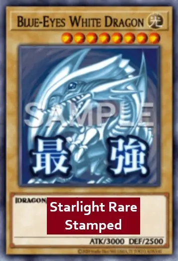 Blauäugiger w. Drache (V.2) RA05-DE085 Starlight Rare Deutsch
