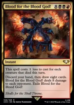 Blood for the Blood God! 40K-108 Rare Excellent Englisch