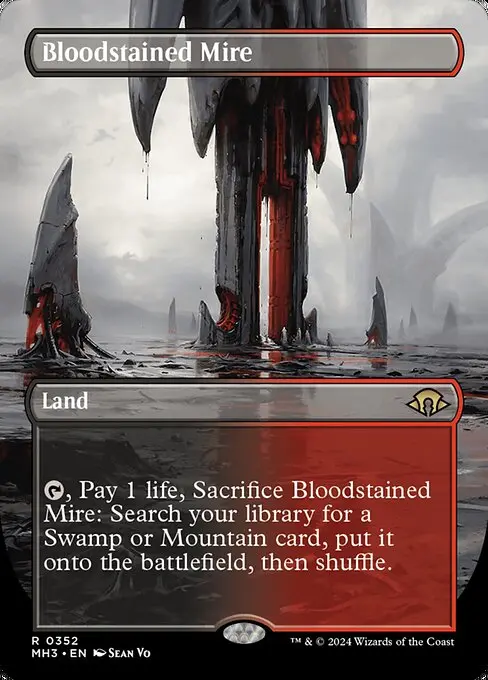 Bloodstained Mire (V.1) XMH3-352 Rare Englisch