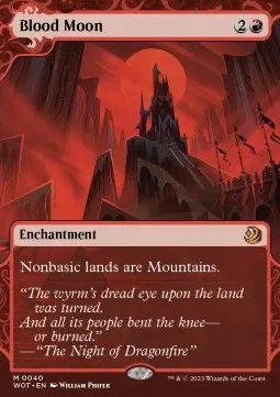 Blutmond (V.1) WOT-40 Mythic Near Mint Deutsch Foil