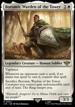 Boromir, Wächter des Turms LTR-4 Rare Near Mint Deutsch