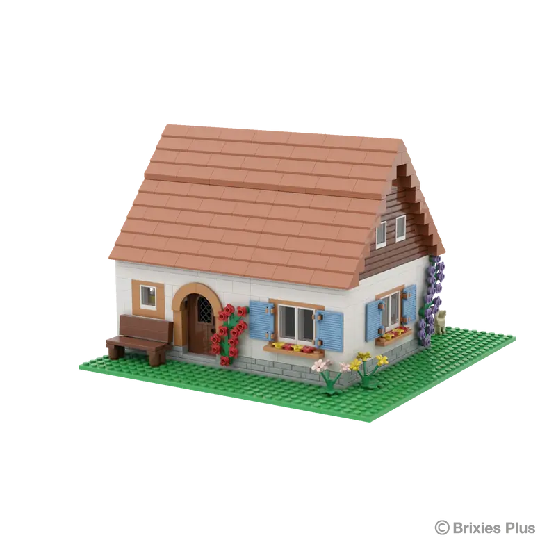 BRIXIES Plus Bauernhaus 1122 Teile - Farmhouse Bausatz