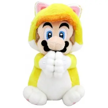 Cat Mario Plush Small Magnetic Hands 19cm