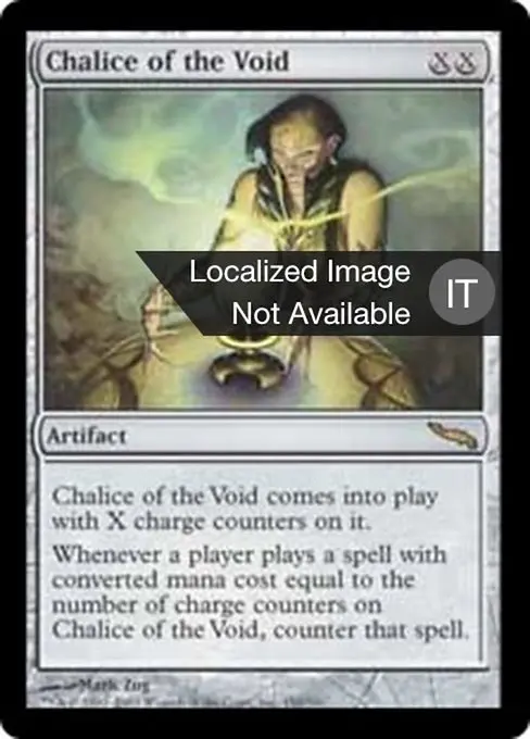 Chalice of the Void MRD-150 Rare Italienisch
