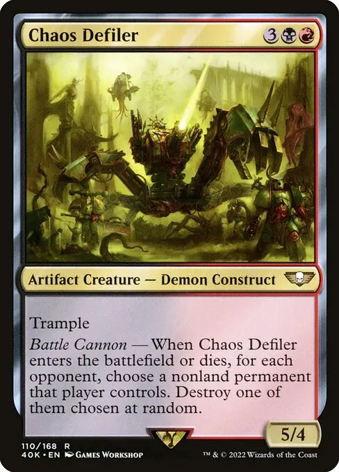 Chaos Defiler 40K-110 Rare Englisch