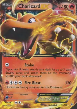 Charizard EX FLF-11 Ultra Rare Italienisch