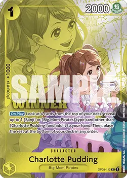 Charlotte Pudding (OP03-112) - Unnumbered Promos (Rare) [UP-OP03-112]