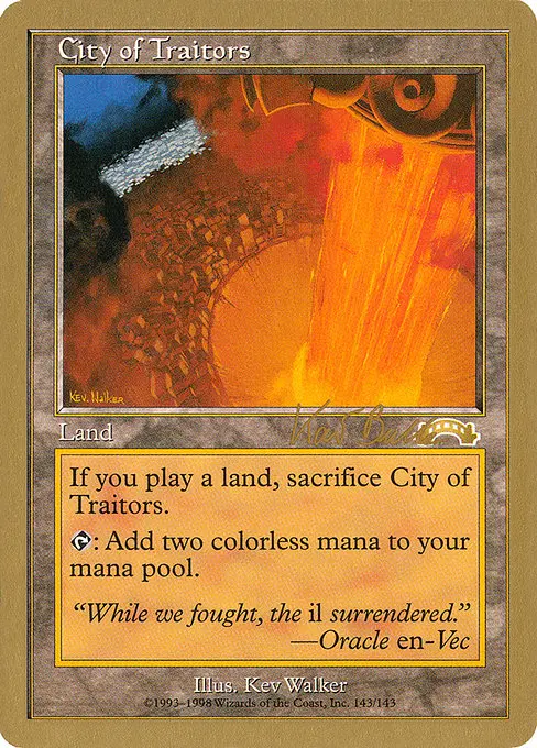 City of Traitors WCD20- Special Englisch