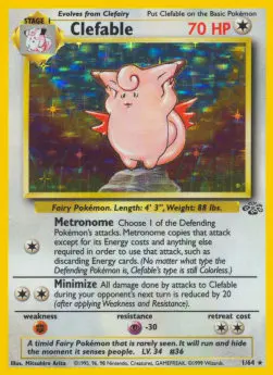 Clefable JU-1 Holo Rare Englisch