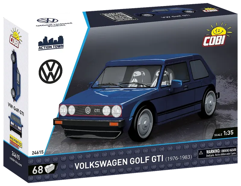 COBI Volkswagen Golf GTI (1976-1983) - Klassiker Bausatz 68 Teile
