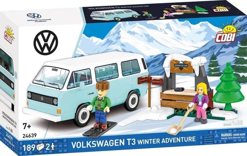 COBI VW T3 Bus Winter Edition - 189 Teile Bausatz 1